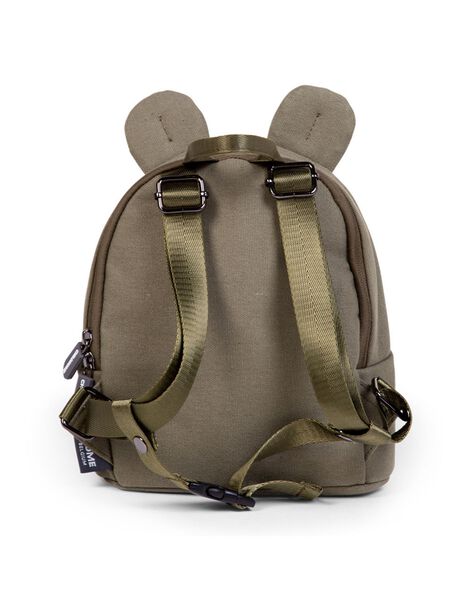 Khaki canvas backpack KIDS BAG KAKI / 22PBDP008SCC604