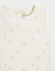 Sleeveless t-shirt with flower pattern HERINE 23 / 23VU1911NI4632