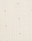 Dress in ecru lurex polka dots JONQUILLE 24 / 24VU1912N18005