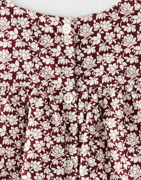 Chasuble Girl Grape Dress in Liberty Flowers fabric BECK 20 / 20IU1985N18711