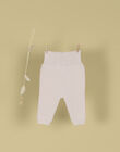 Girls' pink newborn pants TAMBOUR 19 / 19PV2222N03307