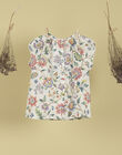 Multicoloured short-sleeved Liberty blousshort sleeves TERNESTINE 19 / 19VU1934N09632