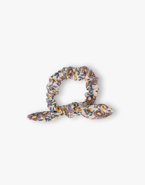 Vanilla baby scrunchie in Liberty floral fabric CAPANI 21 / 21VU6025N95114