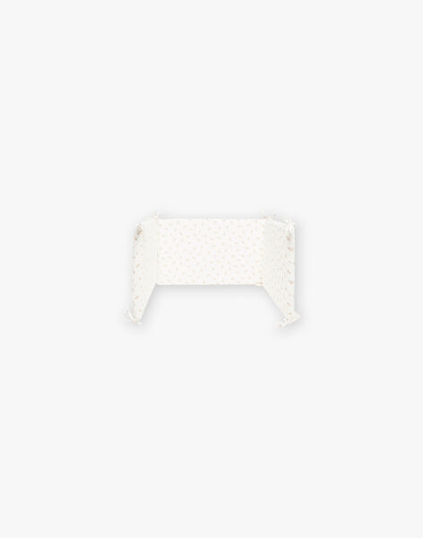 Organic cotton gauze flower cot bumper DALICE-EL / PTXQ6214N74A015