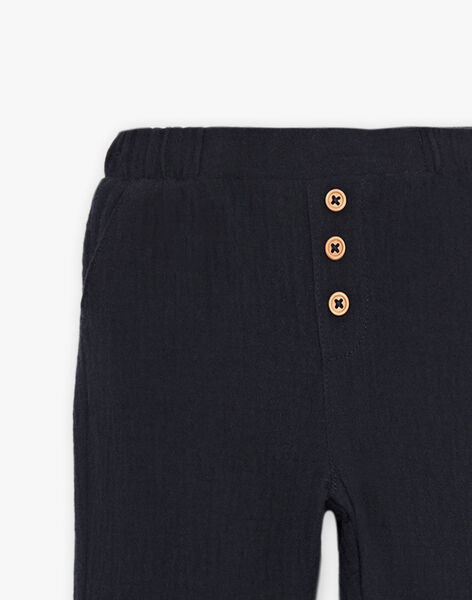 Pants with pockets in cotton gauze FUGO 22 / 22IU2011NB3070