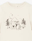 Organic cotton bear pattern t-shirt DIXON 21 / 21IU2011N0F009