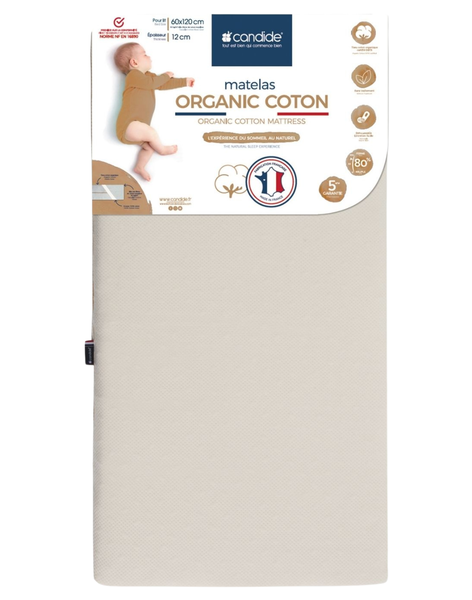 Organic Cotton Mattress MATE COT 60X120 / 22PCLT003MAT999