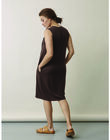 Signe Boob organic cotton maternity & nursing dress in black BOLIL / 20VW2642N18I811