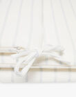 Organic cotton gauze striped cot bumper DONAEL-EL / PTXQ641AN74114