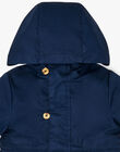 Boys' navy raincoat ARCHIMEDE 20 / 20VU2011N15070