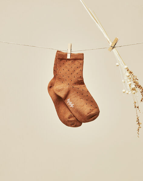 Baby boys' camel socks VAUST 19 / 19IU6112N47804