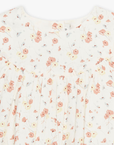 Organic cotton flower print dress EPAOLINE 22 / 22VU1961N18632
