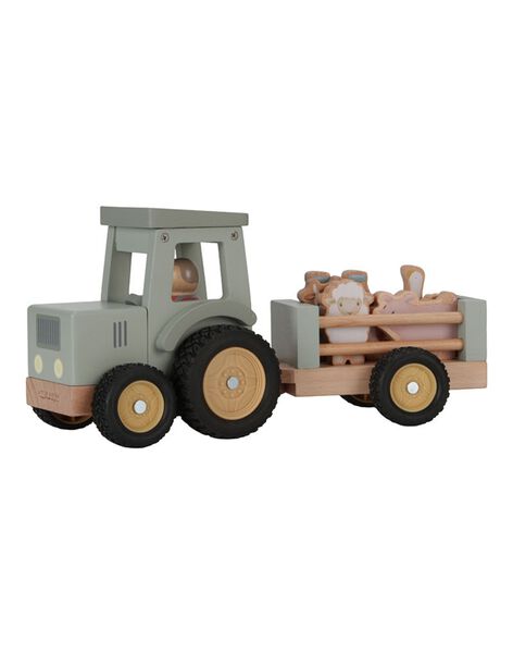 Little farm wooden tractor and trailer TRAC BOI  FARM / 23PJJO050JBO999