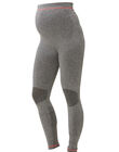 Noos Mamalicious knit leggings in heathered gray NOOS MLFIT LEGG / PTXW2611N3A943