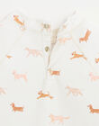 Anti-UV children's swimming tee-shirt with dog print JOTARO 24-K / 24V129211NAE005