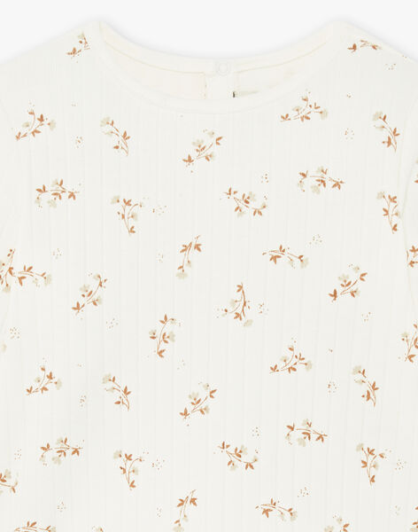 Organic cotton flower printed t-shirt DILETTE 21 / 21IU1911N0F114