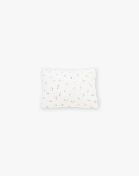 Organic cotton gauze flower cushion DATHALIE-EL / PTXQ6214N99A015