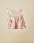 Baby girls' petal pink pinafore dress VINCIANE 19 / 19IU1913N18309