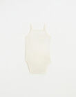 Fancy ribbed bodysuit with thin straps HELICIA 23 / 23VU1911NA4632