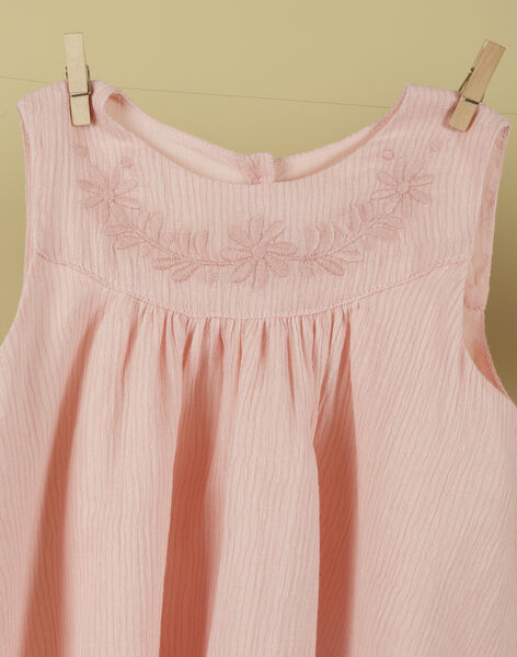 Girl's blush dress and bloomer set TULLE 19 / 19VV2271N18D300