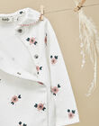 Girls' floral print footie pajamas VEMYE 19 / 19IX6549N32114