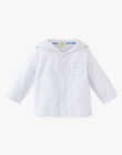 Boys' long-sleeved sailor striped shirt in vanilla ARTHUS 20 / 20VU2012N0A000