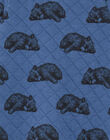 Blue cotton pima printed bear bears BUBULIN-EL / PTXX8912N31702