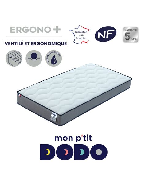 Ergono+ mattress 70x140 cm MAT ERGO 70X140 / 24PCLT013MAT000