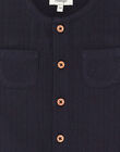Boy's short-sleeved navy shirt COSIMO 21 / 21VU2024N0A070
