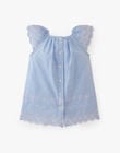 Girls' blue chambray dress and bloomers ADELA 20 / 20VV2211N18721