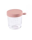 Pink glass conservation pot 400 ml PORTION 400 ROS / 19PRR2006VAI030