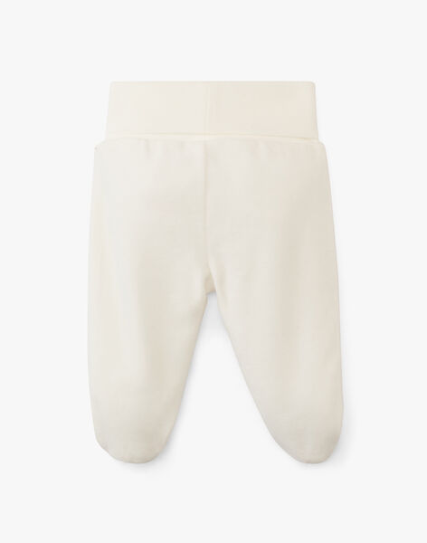 Vanilla velvet pants with feet ARDENNE 20 / 20PV2414N3A114