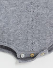 Grey merino wool romper ITASMINE GRIS 2 / 23IV2254N27J920