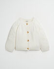 Children's embroidered knitted cardigan ILONA 23-K / 23I129172N11001