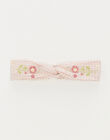 Children's headband in gingham with chalk embroidery JORANNE 24-K / 24V129611N85632