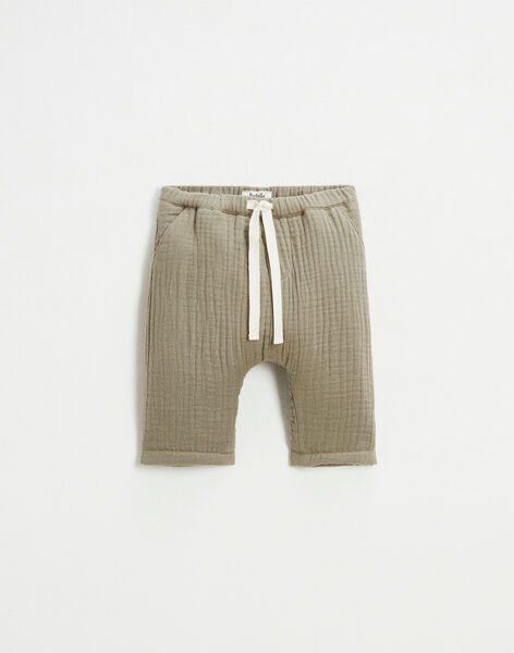 Organic cotton gauze birth trousers FREMI 22 / 22IV2312N03621