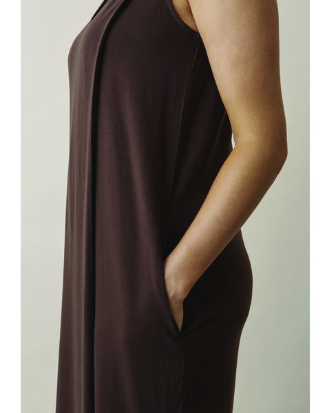Signe Boob organic cotton maternity & nursing dress in black BOLIL / 20VW2642N18I811