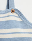 Short striped knit jumpsuit vintage style HORLANDO 23 / 23VV2381NG5205
