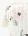 Girls' floral print toiletry pouch ALAE-EL / PTXQ6211TTO114