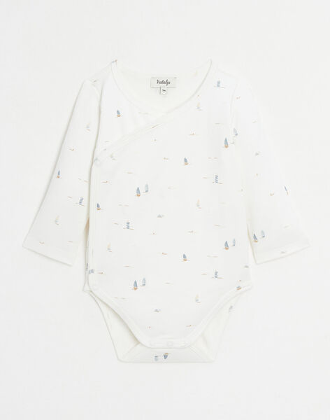 Long-sleeved double-breasted bodysuit with boat print IARTHUR 23 / 23IV2351NL3001