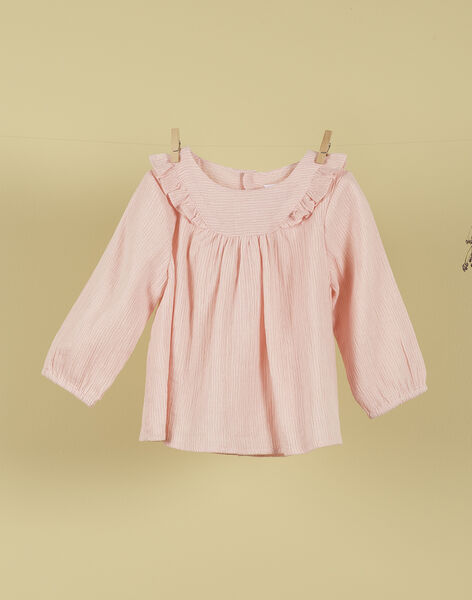 Girls' pink blush blouse TISILLA 19 / 19VU1923N09D300