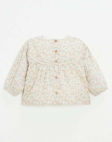 Long sleeve blouse with flower pattern HORTENCE 23 / 23VU1911N09632