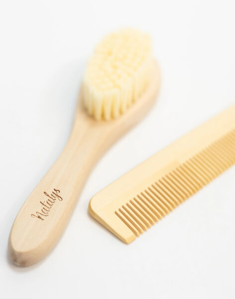 Brush and comb set COF BRO PEI NAT / 22PSSO002AHY999