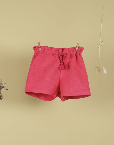 Girl's pink fuchsia shorts TELARISSE 19 / 19VU1934N02304