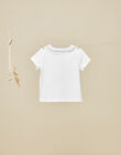 Baby boys' vanilla short-sleeve T-shirt VENANCE 19 / 19IU2011N0E114