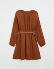 Garnet dress in cotton gauze pregnancy FAMELIE 22 / 22IW2697NAS511