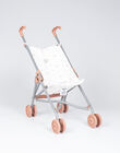 Doll stroller in double gauze flower pattern PSTTE PPE HORIG / 23PJJO021AJV632