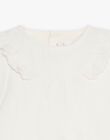 Organic cotton ruffle blouse ELIETTE 22 / 22VV22B1N09114