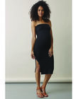 Boob long maternity skirt in black NOOS BOLONG SKI / PTXW2611N07090