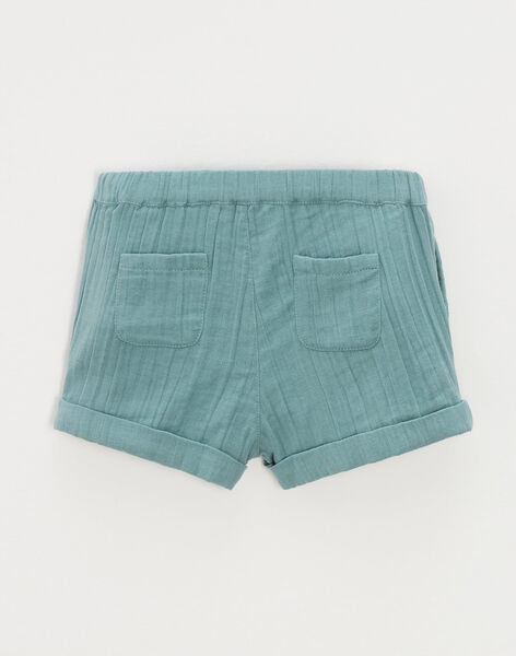Mint green cotton gauze shorts JOACHIM 24 / 24VU2014N02630